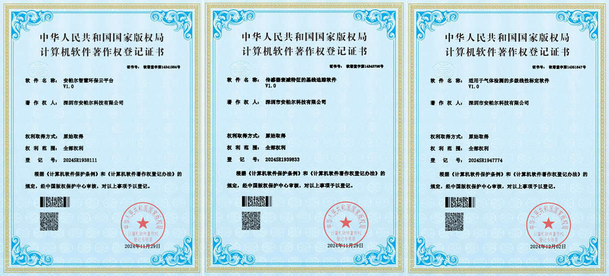 安帕爾喜獲三項(xiàng)新軟件著作權(quán)證書